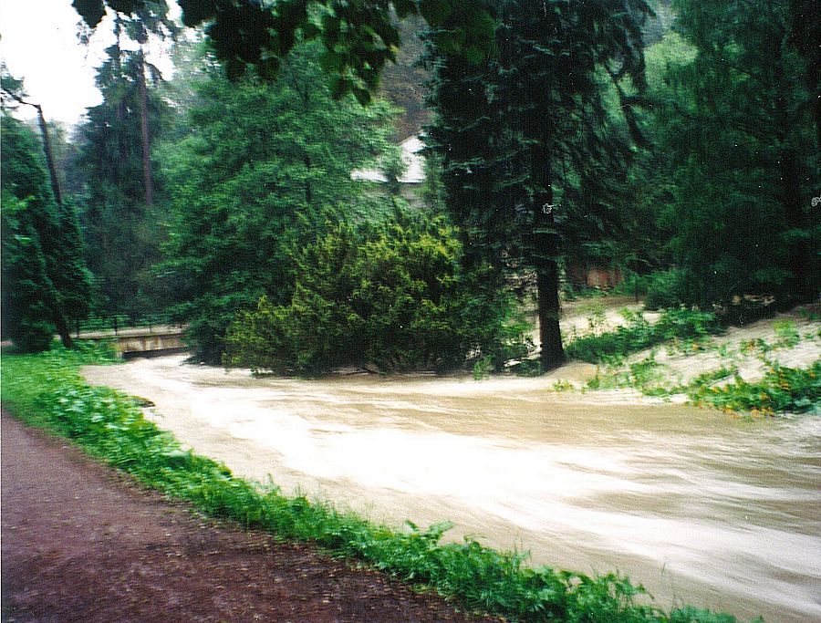 Opono, povode 1998, park, u vodrny, 2008